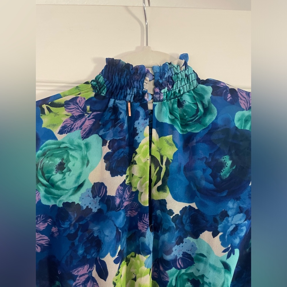 MISA Los Angeles Rania Dress In Blue Maxi - Picture 11 of 13